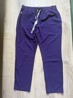 Figs Purple Drawstring Sweatpants